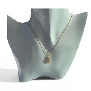 Natural Rose Quartz Pendant Necklace
